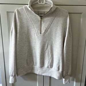 Varley DoubleSoft Cream Pullover